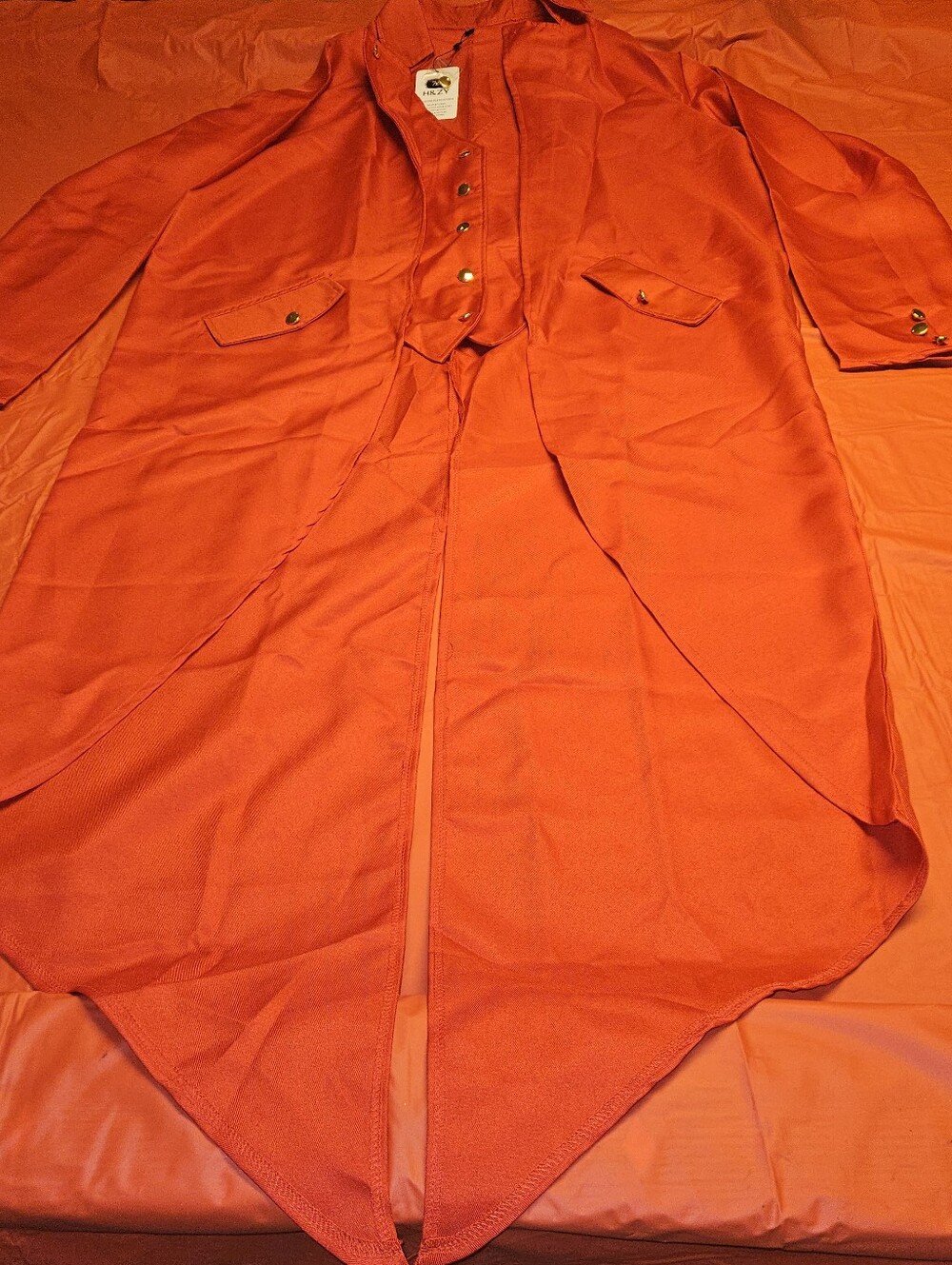 Ringmaster Big Costume Circus Jacket Bright Red w/Gold Buttons Size 3XL New